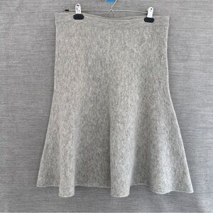 ST JOHN Skirt Grey Wool Midi Women’s Large